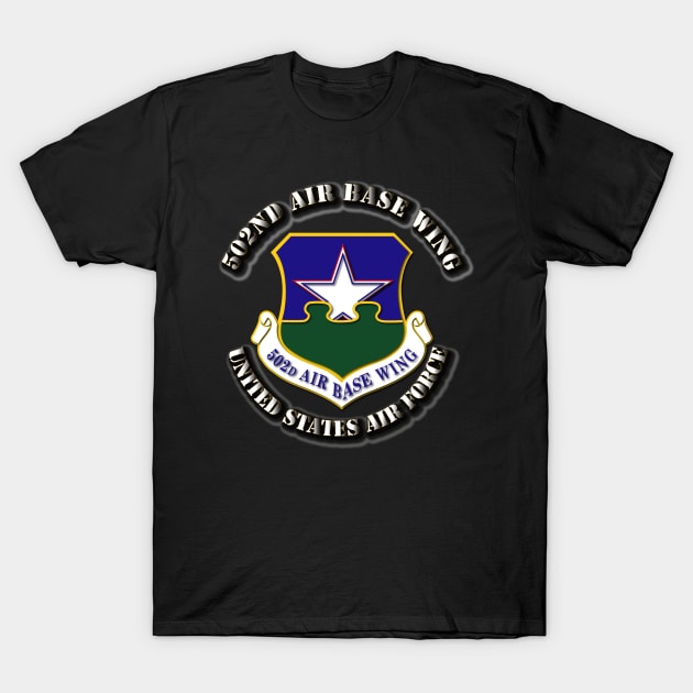 USAF---502nd-Air-Base-Wing T-Shirt by twix123844